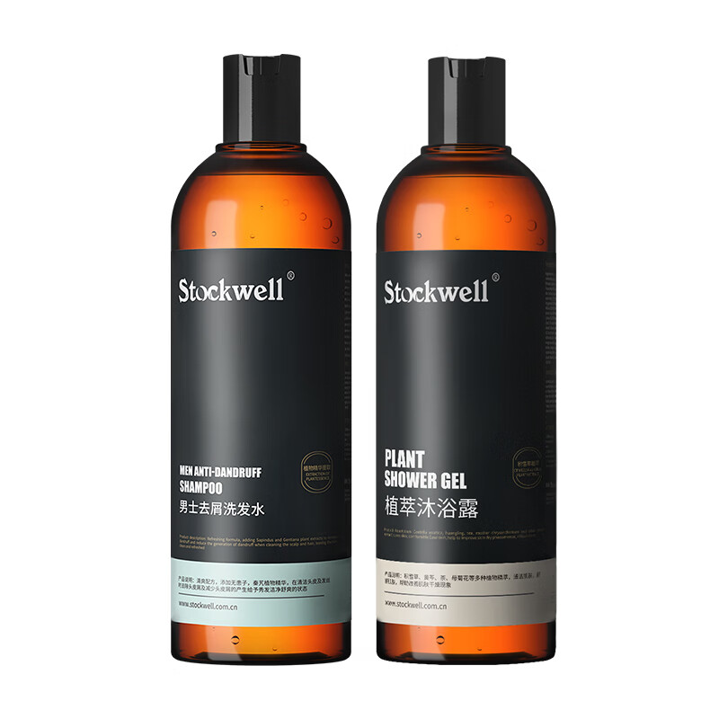 Stockwell��ʿ��ԡ¶ϴ��ˮ��װ ��ԡ��ȥмϴ��¶ϴ����װ��Ůͨ��480ml*2