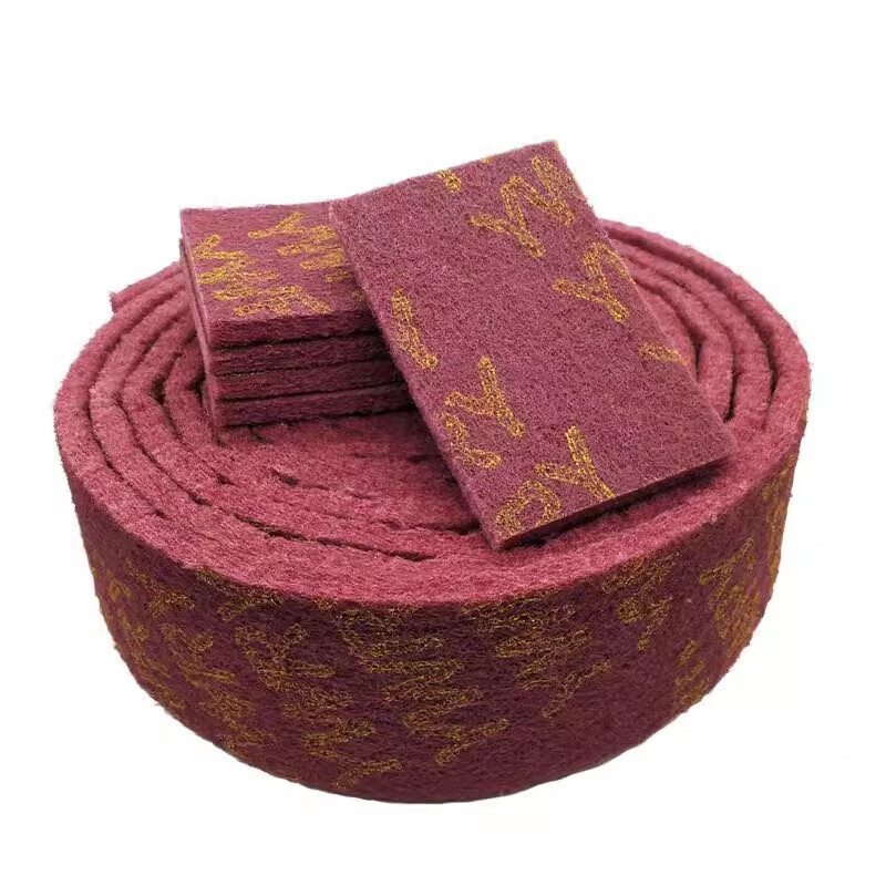 加厚金刚砂魔力擦 百洁布除铁锈洗碗布擦锅神器强力去污垢清洁擦 宽度8.3厘米左右 长度一米