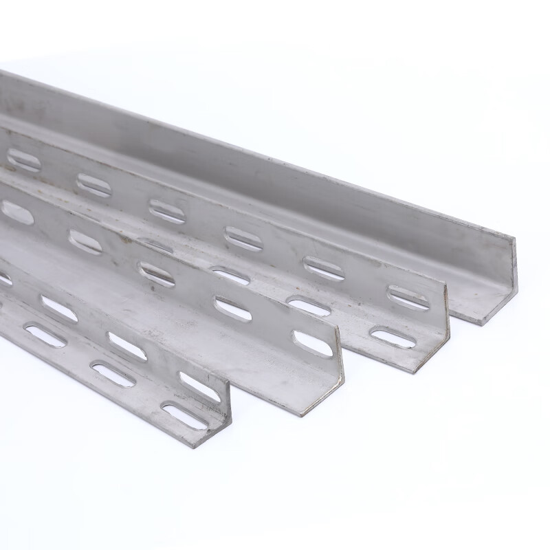 千团精工不锈钢角钢角铁带孔角钢冲孔角铁加厚不生锈带孔角铁多孔角钢