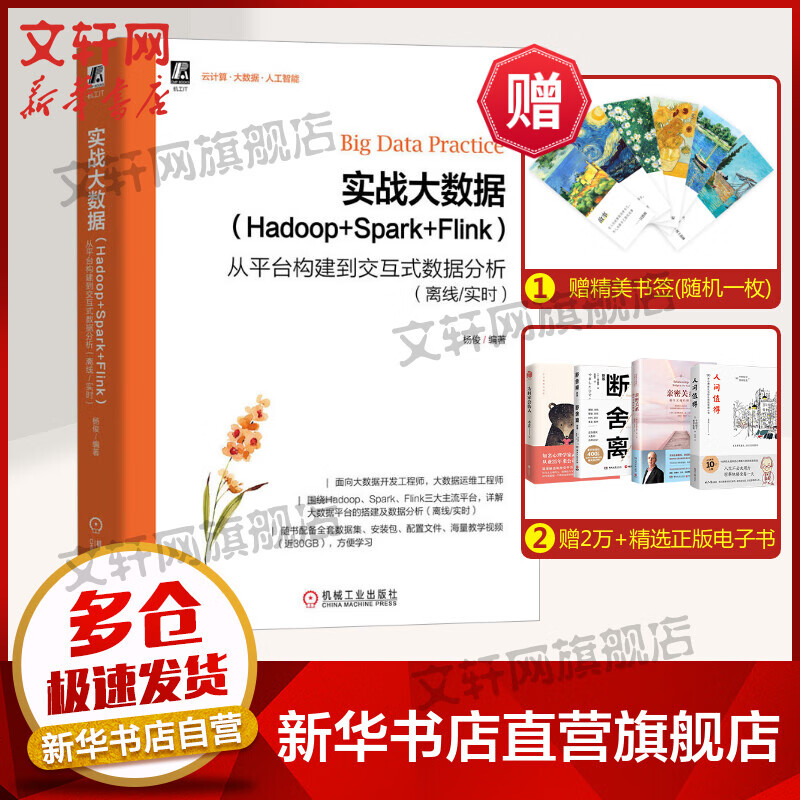 实战大数据(Hadoop+Spark+Flink) 从平台构建到交互式数据分析( 图书
