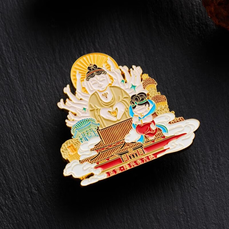 河北博物院原创正定隆兴寺六绝冰箱贴文创旅游景点城市纪念品送礼