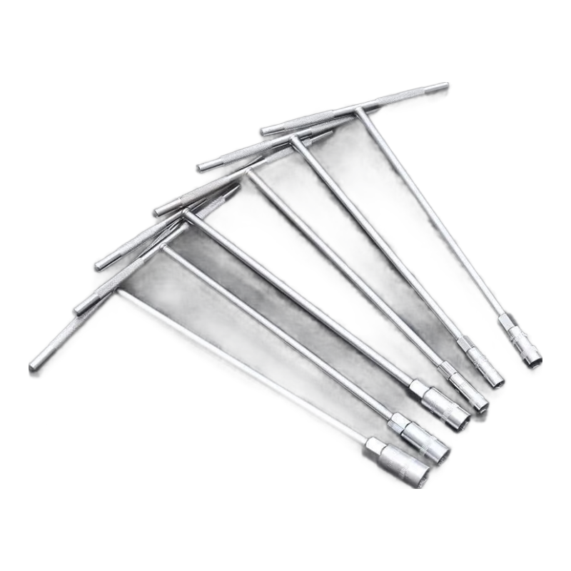 研然 T型套筒扳手多功能汽修工具高硬度套装【6-19mm】14个