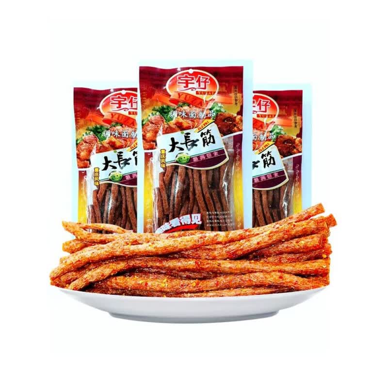 宇仔大长今8090后儿时怀旧辣条麻辣零食小吃172克童年回忆素食 大长今