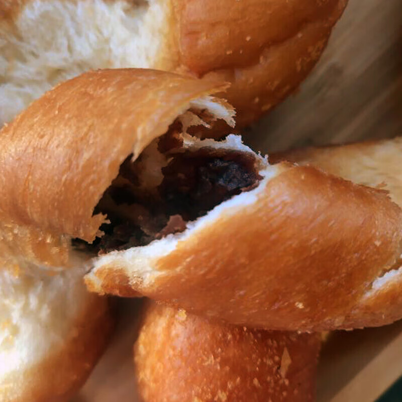 哺食旺夹心麻花东北老式糕点夹心酸奶软麻花大红豆沙手撕夹陷麻花 1斤