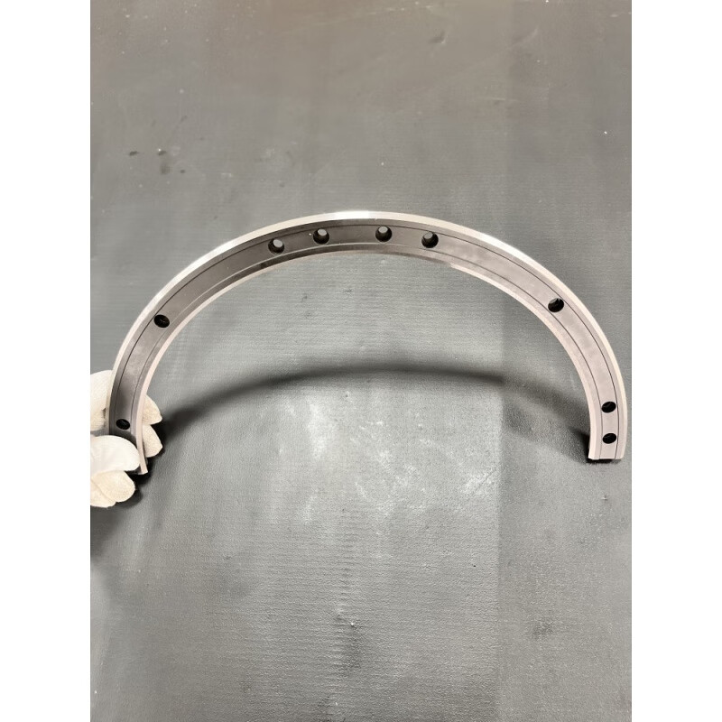 oimg圆弧形滚轮导轨重载环形直线循环流水输送线定制导轨滑块配件