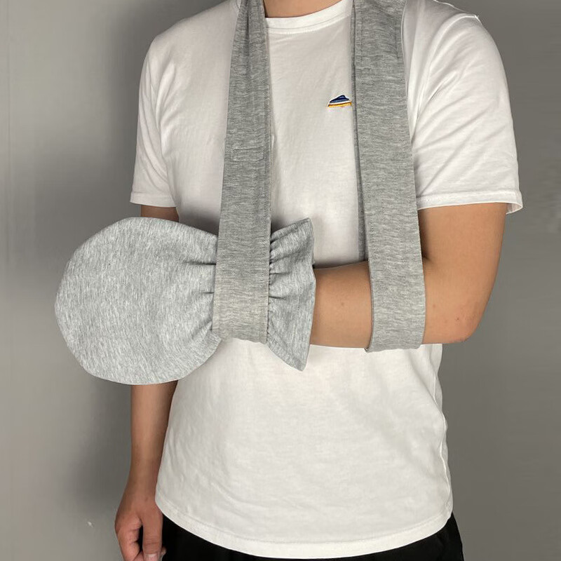 手骨折保暖手套手受伤戴的手套不分指加肥连指防风保暖手指骨折术后