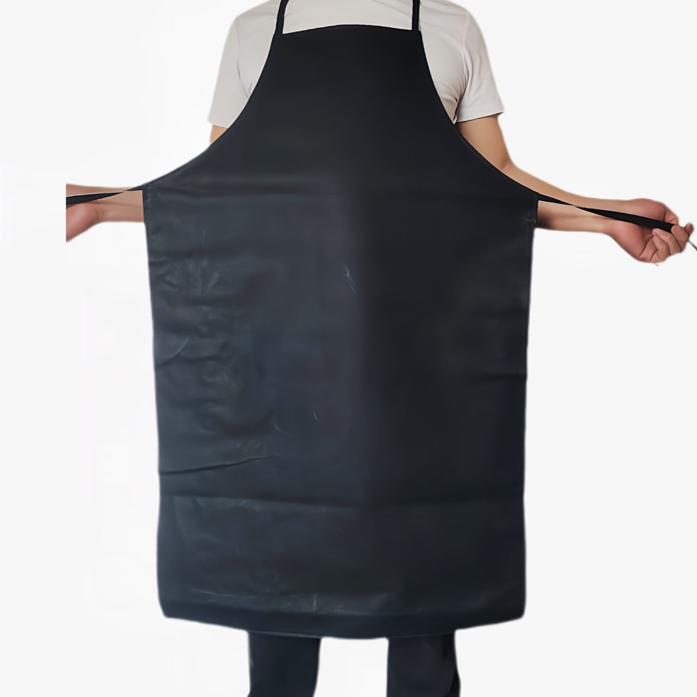 奥义驰pu皮革围裙家用厨房水产屠宰場工作服工装围裙罩衣劳保用品