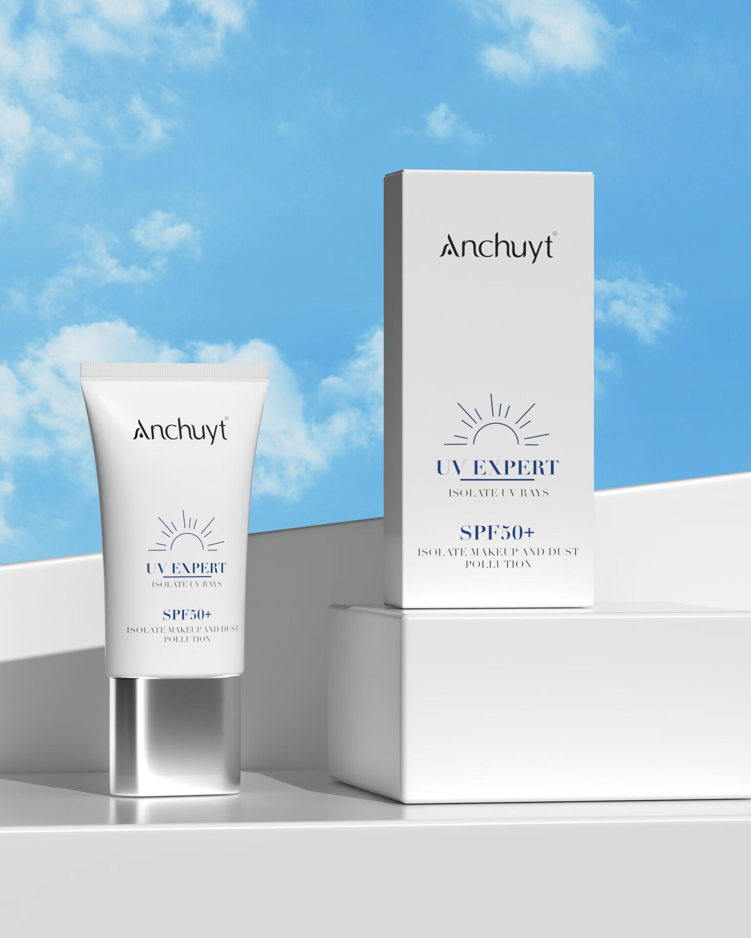 女神之美研春堂霜女面部全身隔离遮瑕三合一清爽不油腻 30g新包装防晒