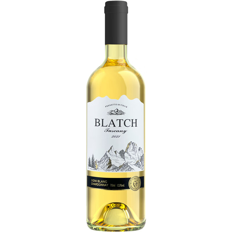 柏拉芝(bailazhi)意大利托斯卡纳霞多丽chardonnay白玉霓ugni blanc干