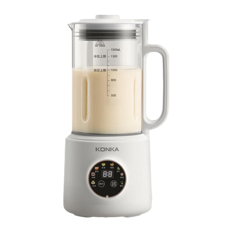 plus会员:康佳(konka) 破壁机 多功能豆浆机 1.50l138.44元