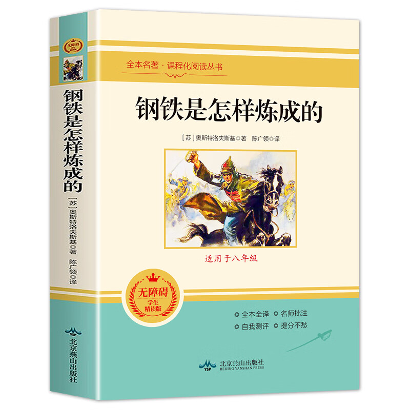 书籍 钢铁是怎样炼成的 无障碍学生精读版 七八九年级课外阅读图书籍YN 初中通用 通用技术 京东折扣/优惠券