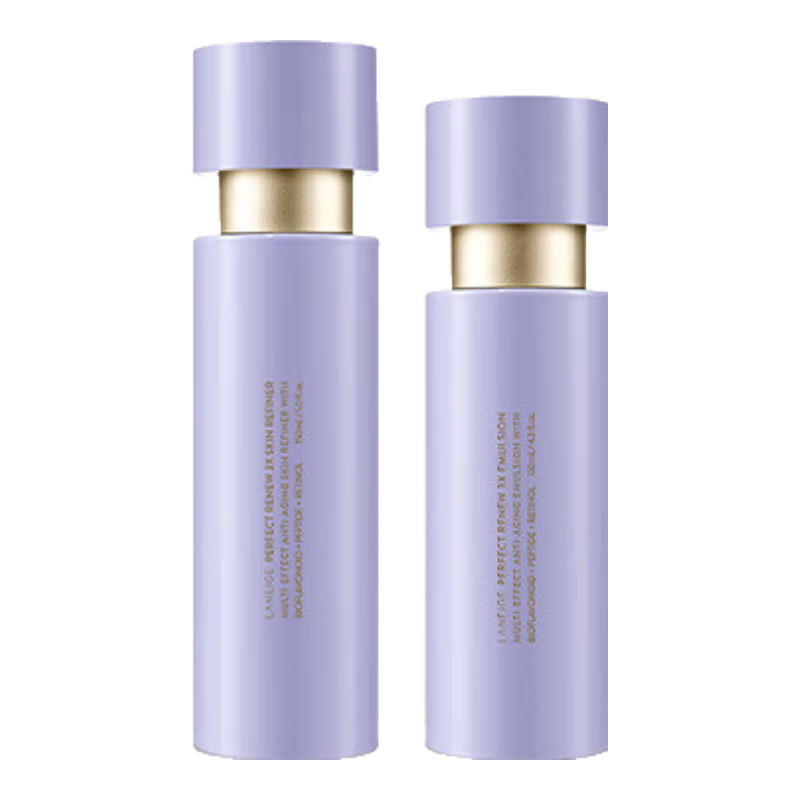 兰芝（LANEIGE）【会员护肤三部曲】面霜8ml+三管精华1.5ml+致美水30ml