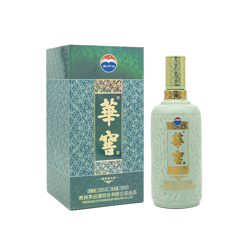 茅台贵州茅台2008年华窖酒青瓷酱香型白酒年份酒收藏送礼 53度 500ml