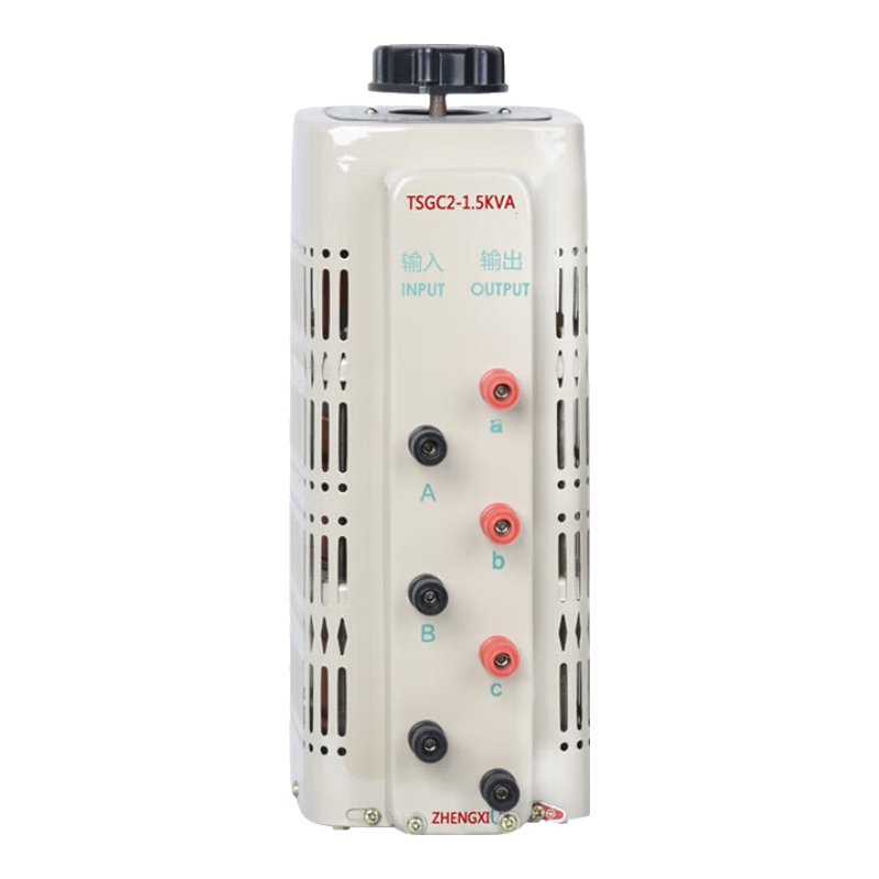征西三相自耦调压器380v大功率10kw接触式可调节器家用单相220v 三相调压器TSGC2-1.5KVA(新型)
