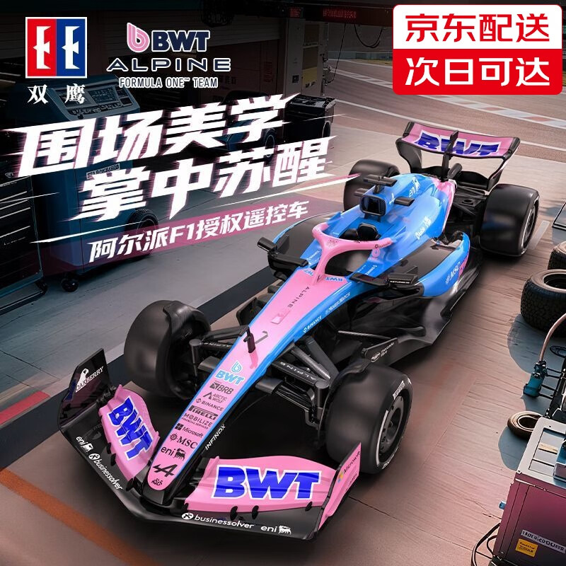 赟娅儿童F1遥控玩具跑车大号高速漂移两驱方程式赛车模型男孩生日礼物 【正版授权】F1阿尔派车队赛车