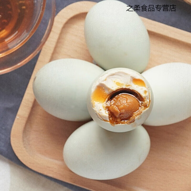 纳嘉新五香咸鸭蛋60g大个独立包装翻沙熟食腌制盐蛋