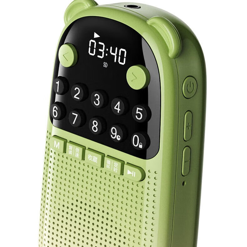 信博士听书故事机国学机名著经典初中小学生睡前听随身听音响熏听学习机生日节日礼物英语机背古诗机 绿色128g（综合版本全套）