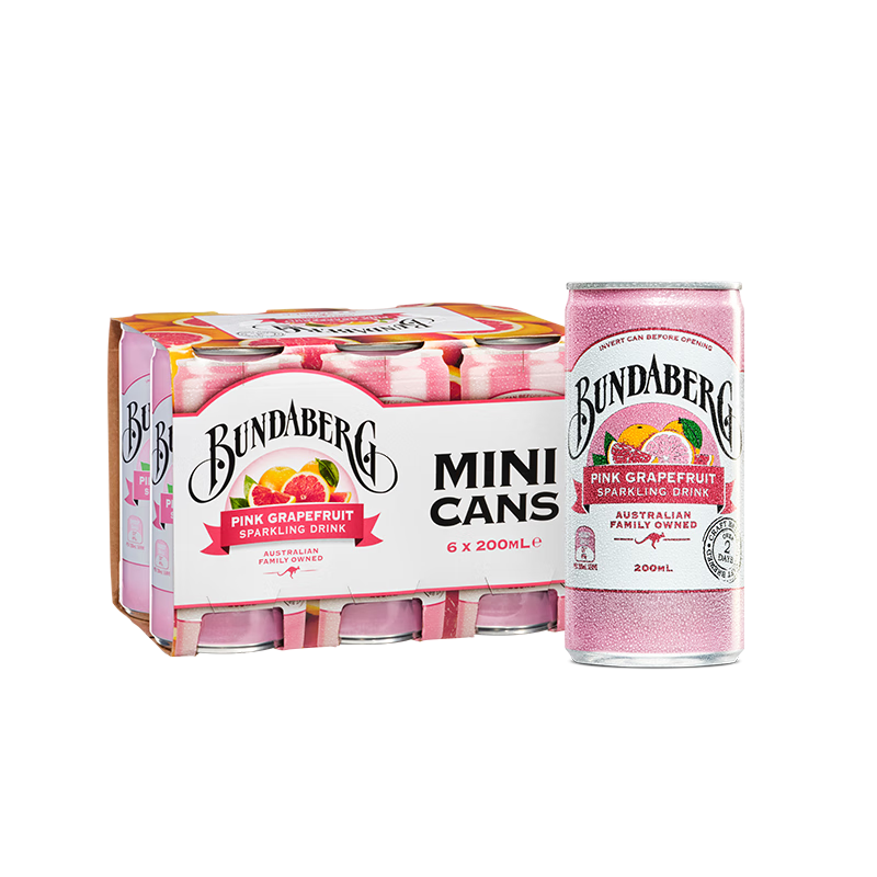 ñBundaberg޽ں֭200ml*6Mini 췢͹֭ˮ