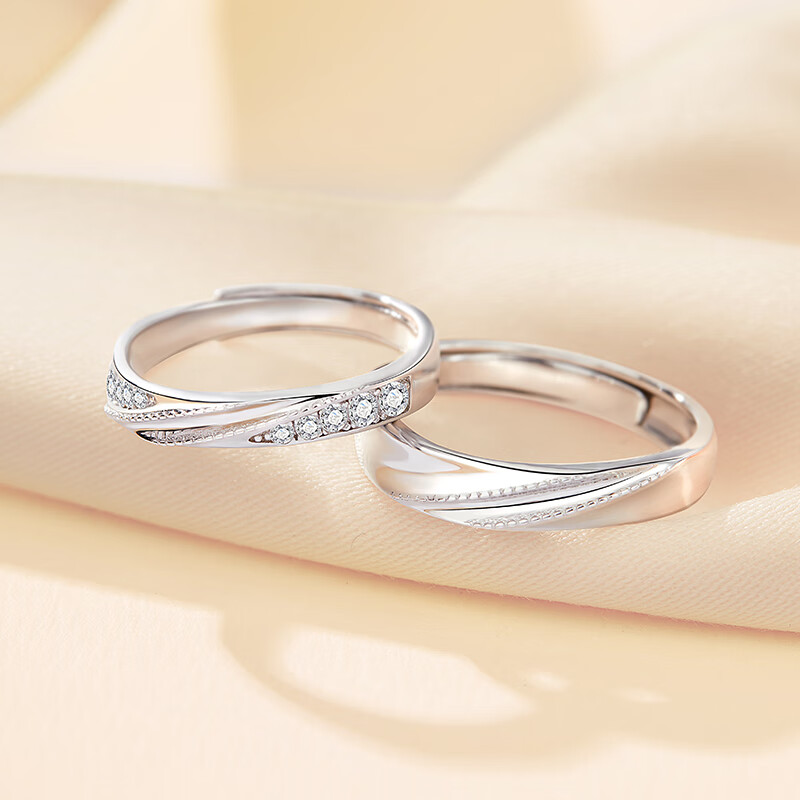 莫比乌斯情侣对戒*品牌定制礼盒