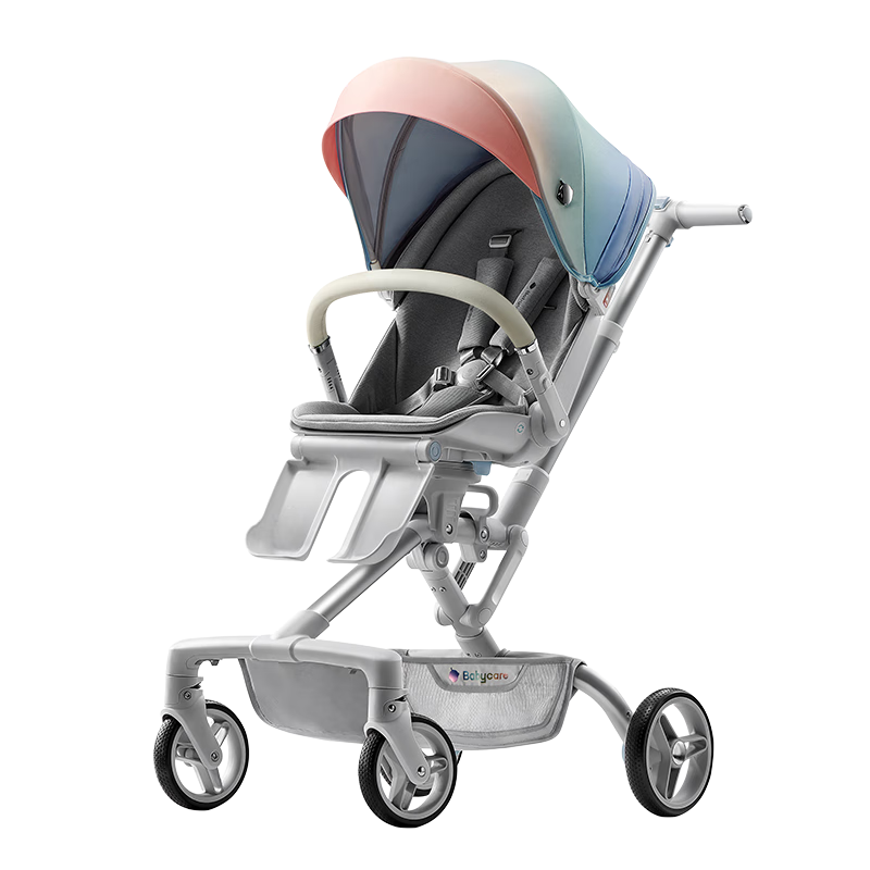 babycare 婴儿头等舱推车遛娃遛神器溜娃童车可坐可躺双向推行-蒙因渐变