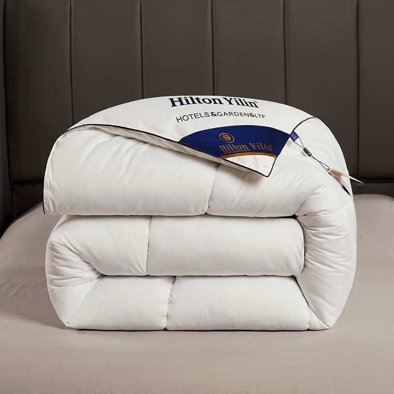 浪莎（LangSha）A类羽丝绒被95鹅毛绒被冬被加厚保暖鸭丝绒被6-10斤秋冬被子被芯 白色【抗寒保暖 混带95白鹅绒】 200*230cm8斤【室温0-5℃】