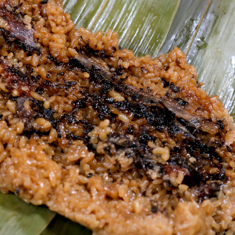 羽芝曼端午节遂昌长粽梅干菜鲜肉粽咸蛋黄猪肉馅新鲜现做大粽子豆沙真