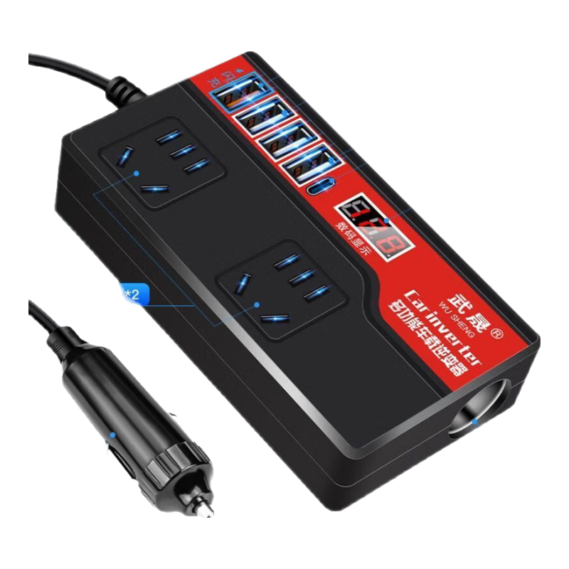 ���ڳ����������������ͨ�ñ�ѹת����12v/24vת220v ��ɫ 69Ԫ