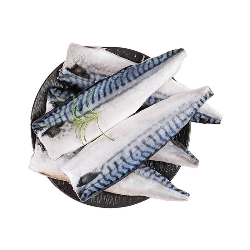 美加佳挪威青花鱼片500g 鲭鱼片 去头去脏切片 4-5片 端午节送礼
