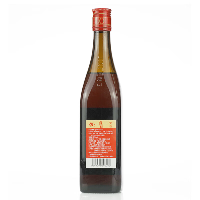 侬好PLUS 金枫黄酒 上海黄酒 整箱装 12瓶 侬好黄标  500mL 12瓶 整箱装