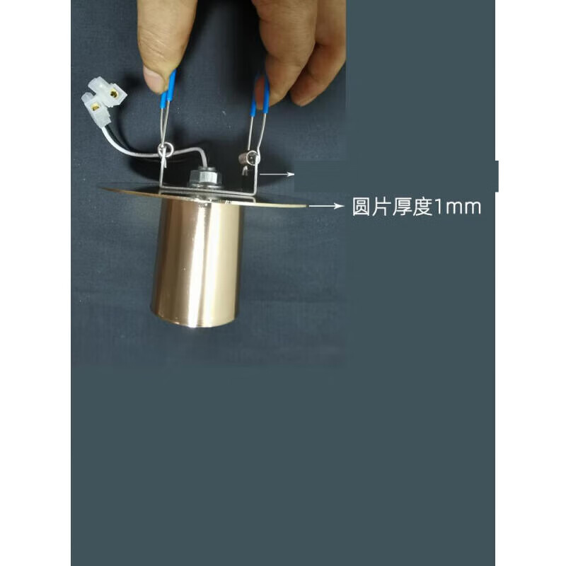 梯橙灯座螺口e27灯口卡簧嵌入式暗装吸顶筒灯创意吊顶门头装饰 黑色