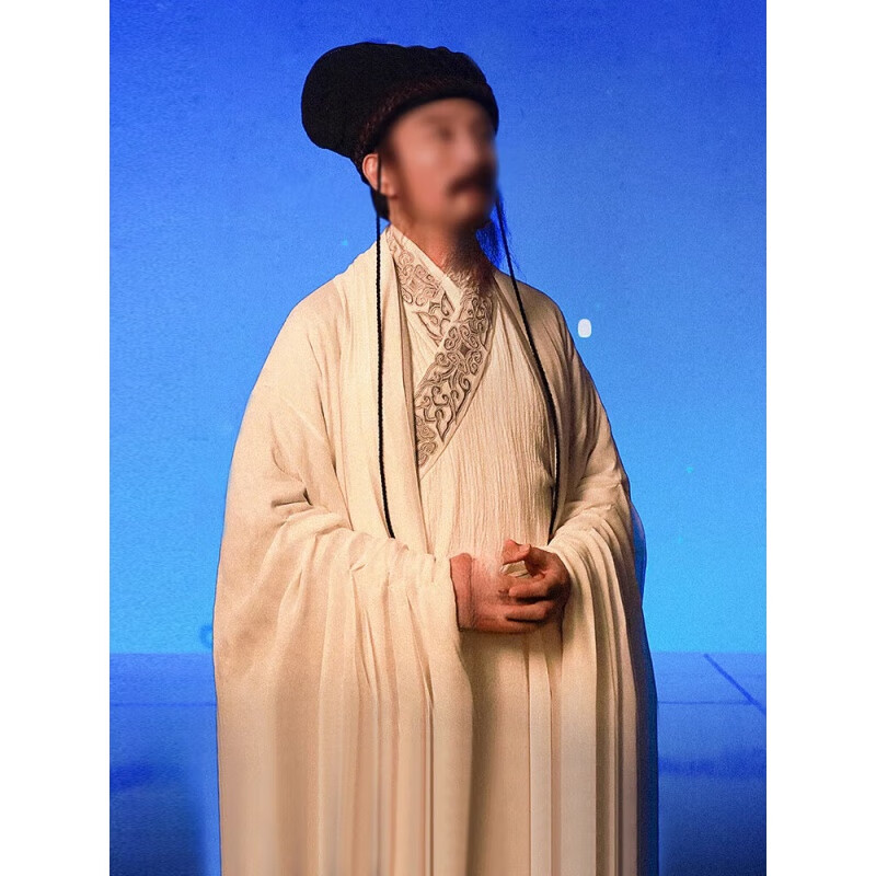 古代名人唐宋朝男士诗人李白孔子孟子高适郑和张仲景古 帽子不包括