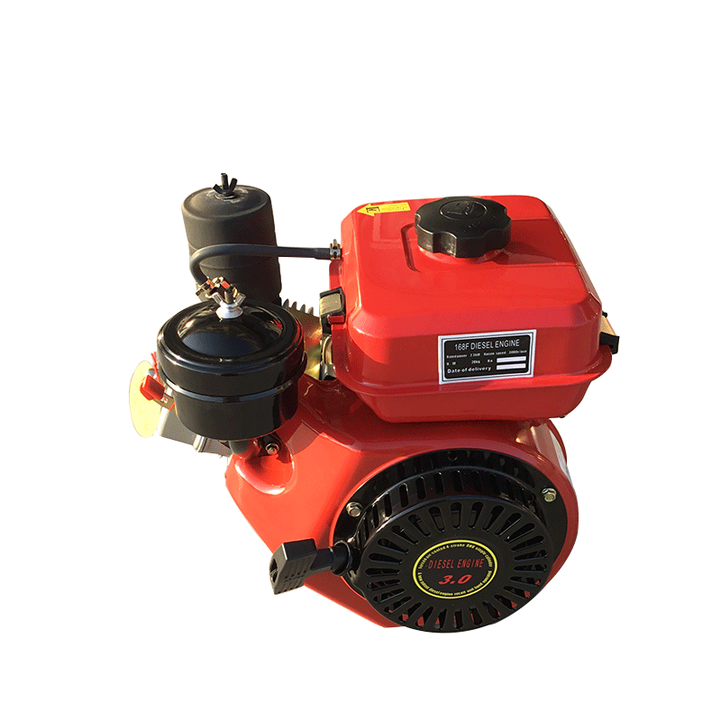 定制170f汽改柴动力风冷柴油机小型单杠四冲程汽改柴柴油打谷适配 170