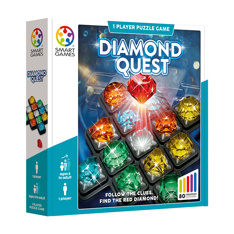 SMARTGAMES钻石迷阵 8岁+ 数独游戏 逻辑推理 六一儿童节礼物