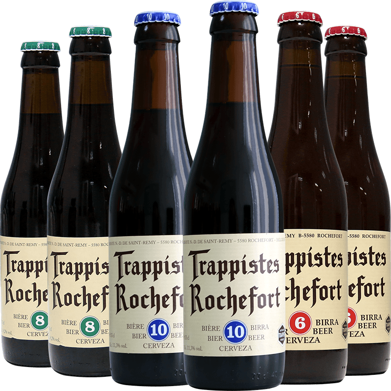 TRAPPISTES ROCHEFORT罗斯福 10号/8号/6号 修道士精酿 330ml*6瓶 比利时进口 露营出游