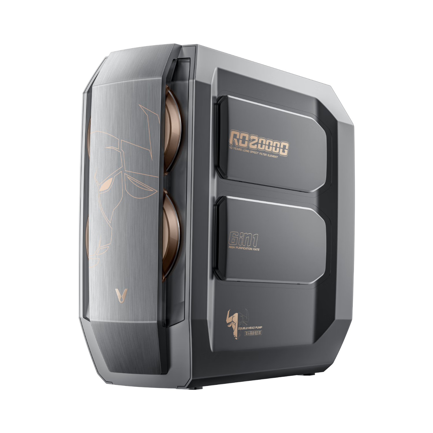 ���ף�VIOMI���߶˾�ˮ��2000G��ͨ�� ���ó���ȫ�ݾ�ˮ�� ����ʽ����ˮֱ���� ��΢���ݳ���ȥũ�� ȫʱ0���ˮ Space 2000G 8����Ⱦ���+10�곤ЧRO