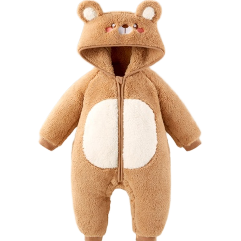 百亿补贴：柯斯德尼（kidsneed）婴儿连体衣秋冬保暖珊瑚绒宝宝连体衣新生儿衣服儿童外出哈衣爬服 88元