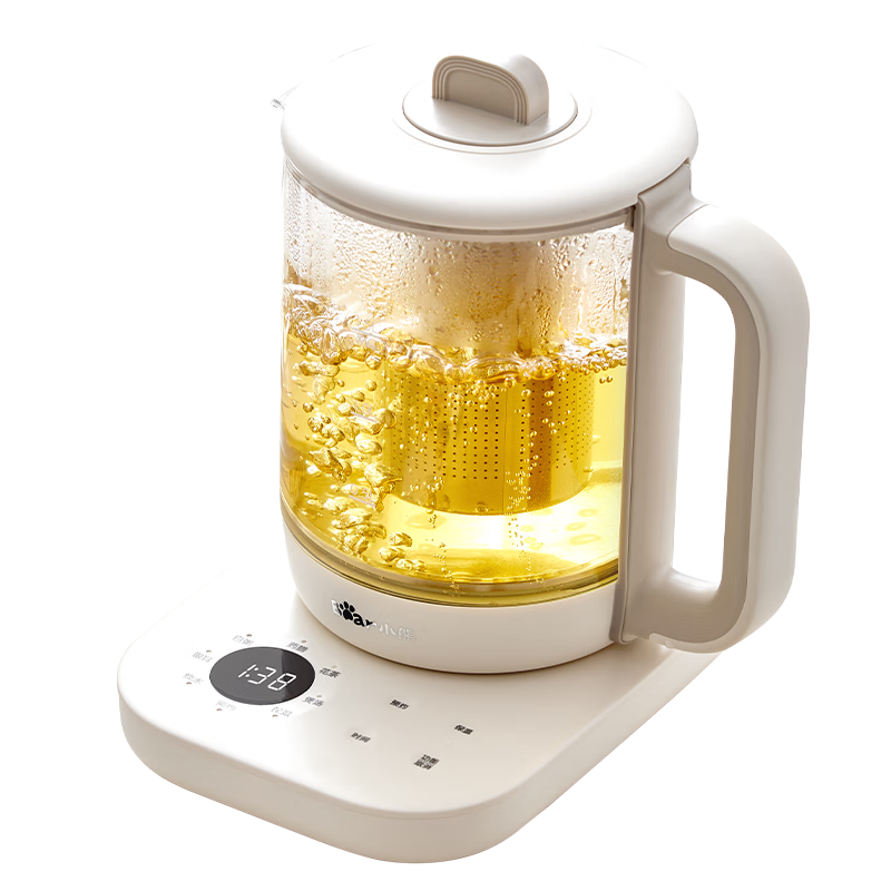 小熊（Bear）养生壶 煮茶壶 办公家用恒温一体炖煮壶1.5L大容量花茶壶煮茶器 316L不锈钢保温烧水壶 YSH-E15J2