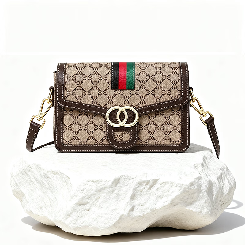 纪诗哲包包女包单肩包女士斜挎包七夕女神节礼物送女友老婆生日纪念日 咖啡色【当/次日达】情人节礼物热卖款 小包精美礼盒包装