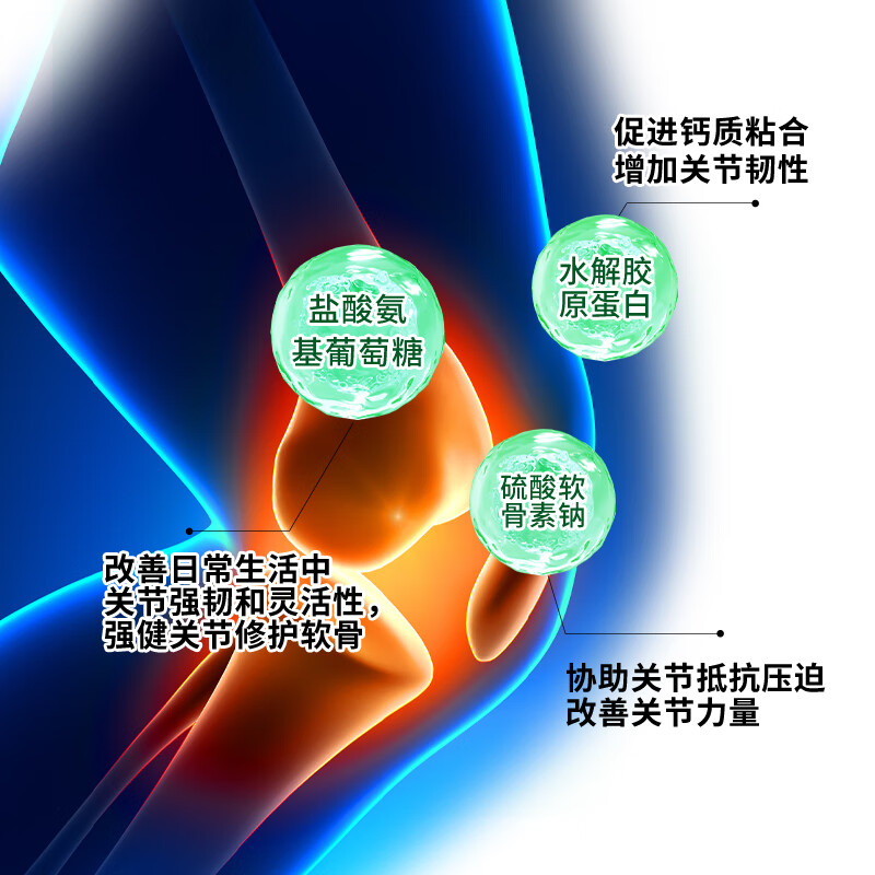 北京御生堂赫硕咀嚼片盐酸氨基葡萄糖硫酸软骨素 3瓶
