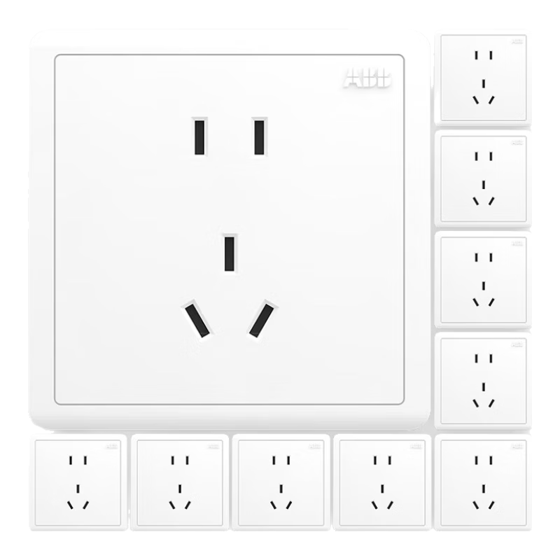 ABB���ز������86�ʹ���10A��ײ���ʮֻװԶ��ϵ�а�ɫAO205N*10