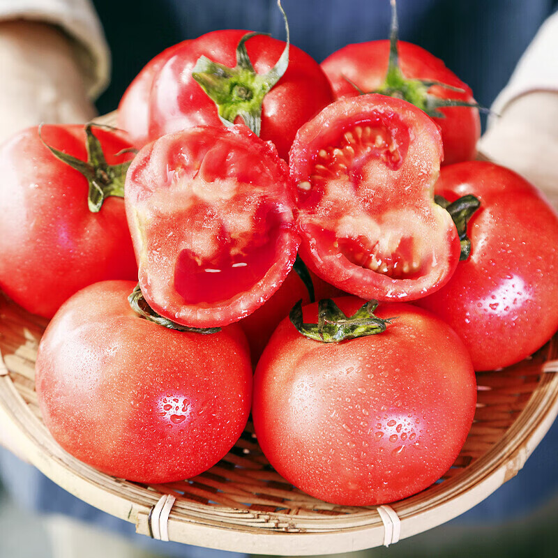 京百味山东普罗旺斯西红柿2kg 网红沙瓢口感番茄 源头直发