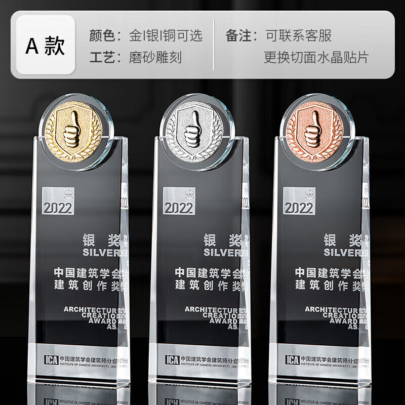 透明-a款 小号(金银铜色多款配件可选)