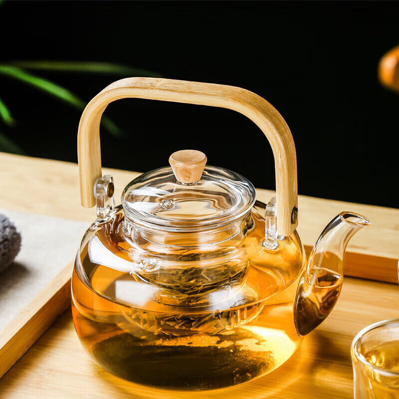 一朵棠茶壶茶具大容量过滤煮茶壶办公室养生泡茶壶加厚高硼硅玻璃耐高温
