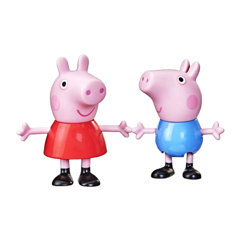 孩之宝(hasbro)  小猪佩奇和乔治公仔组合乔治冰激凌套装玩具礼物女孩