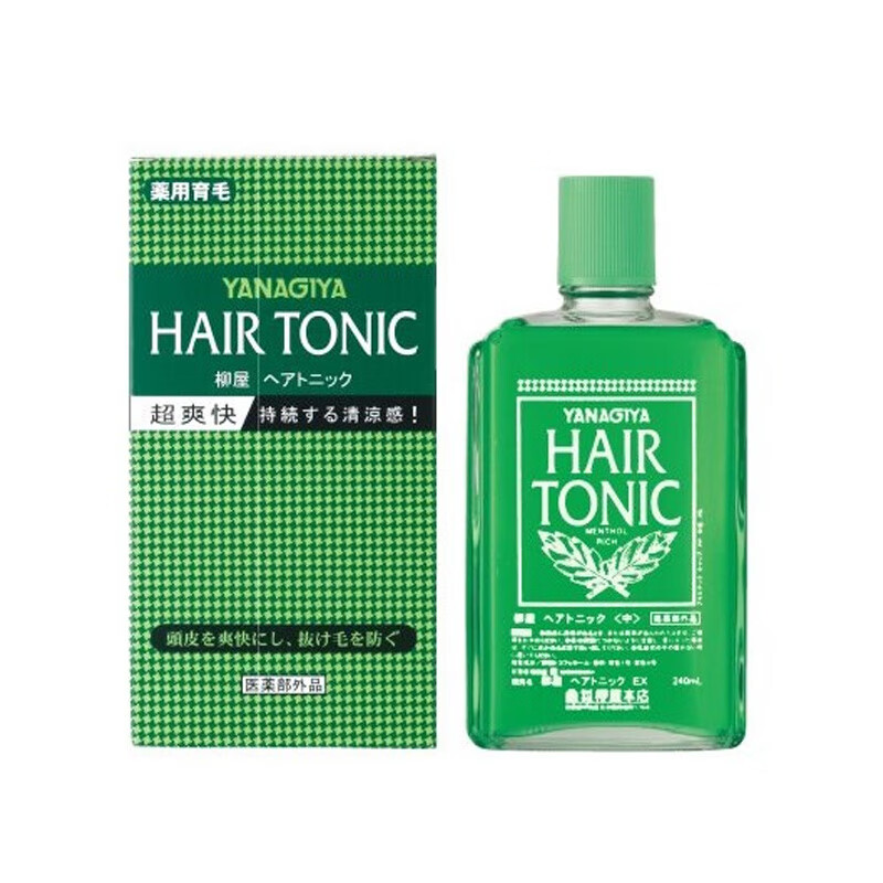 柳屋日本原裝進(jìn)口 護(hù)發(fā)精華液 頭皮生機(jī)護(hù)理滋潤(rùn)頭皮補(bǔ)充發(fā)根營(yíng)養(yǎng)液 綠色 薄荷護(hù)發(fā)液 240ml