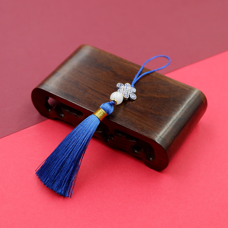 创京懿选流苏穗子中国结14厘米中结流苏穗子手机壳书签挂件风元素饰品