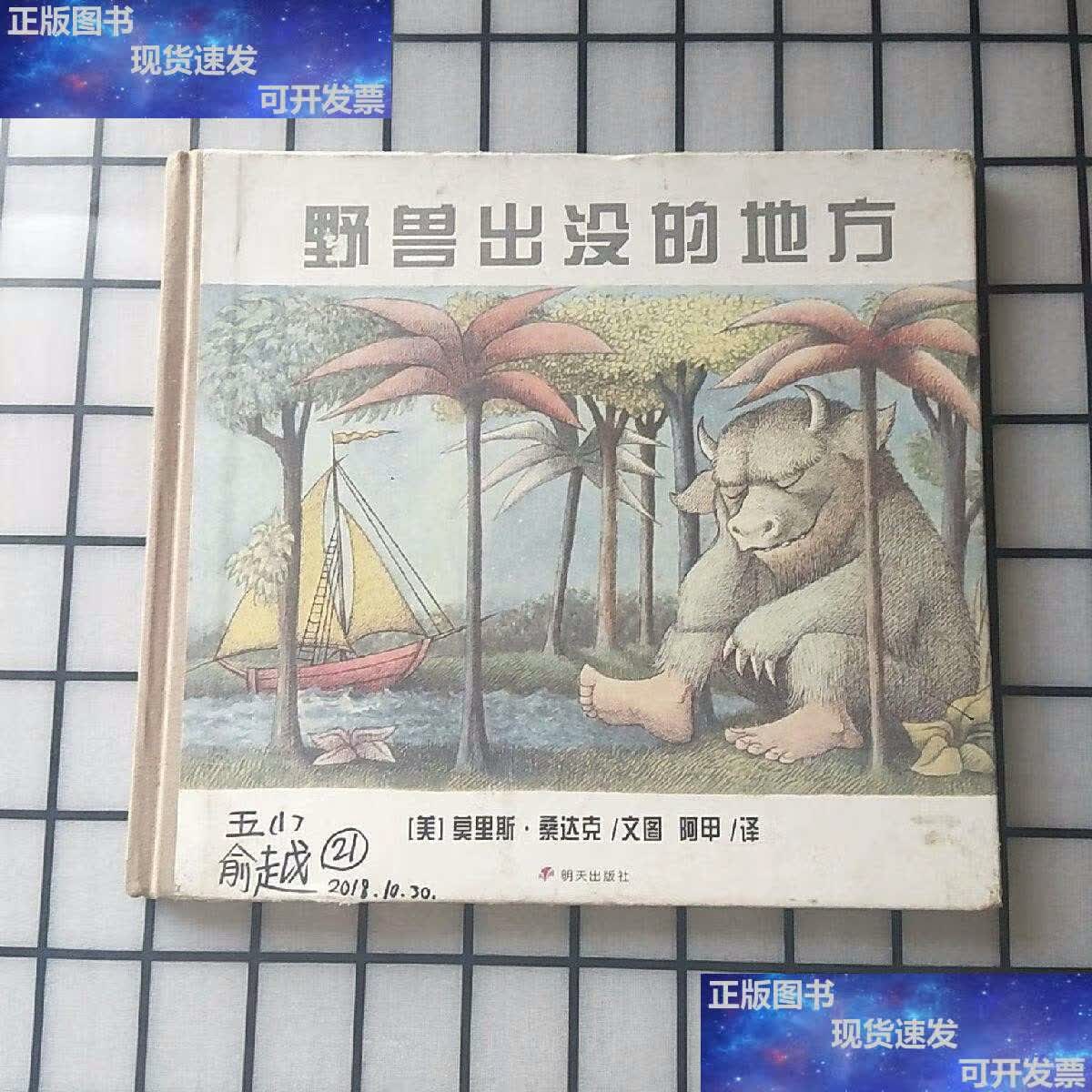 【二手9成新】野兽出没的地方 /阿甲 明天