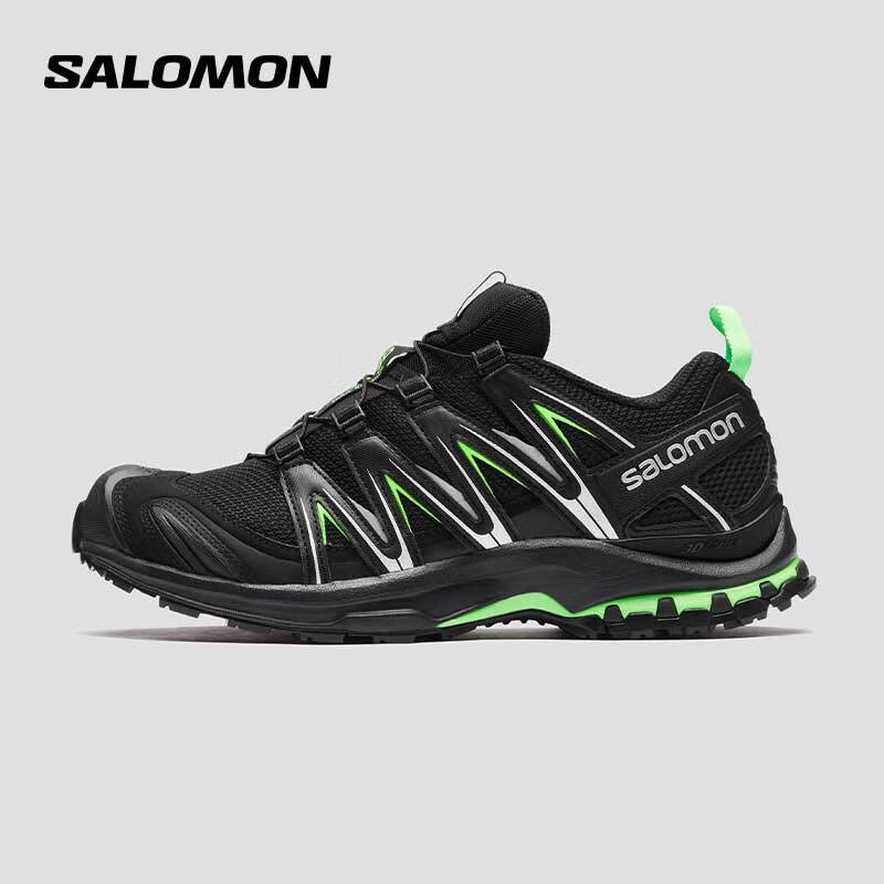 萨洛蒙（Salomon）男女款 户外休闲舒适透气稳定包裹潮流穿搭徒步运动鞋 XA PRO 3D 黑色 474779 5 (38)