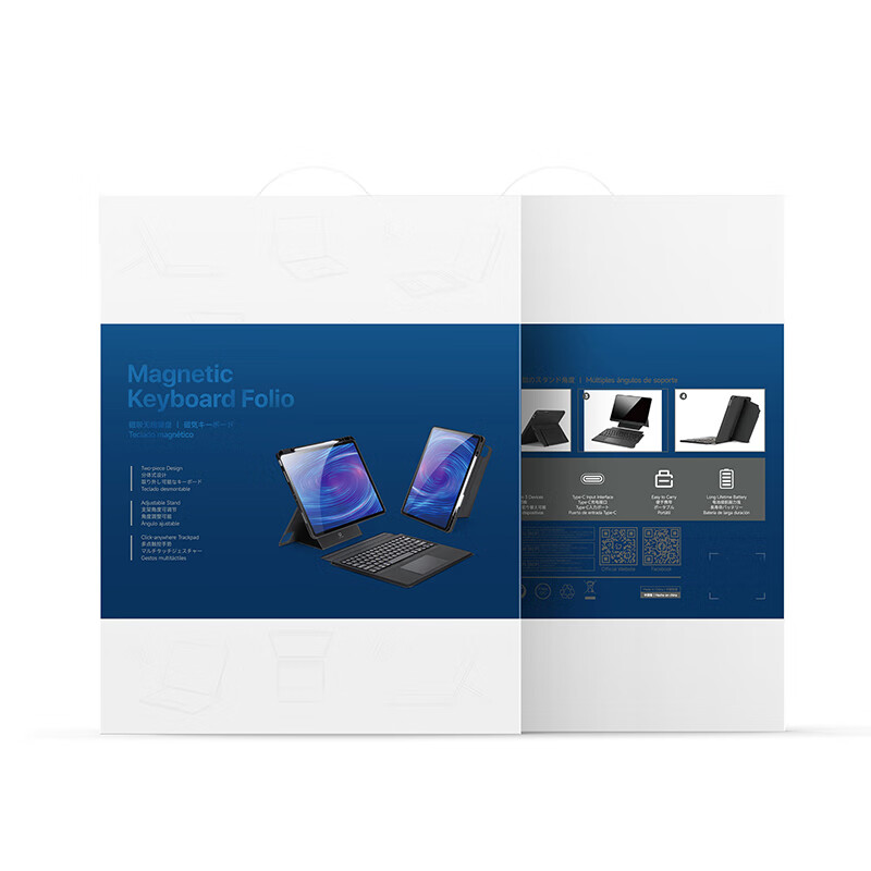 DUX DUCIS适用小米平板pad7 PRO 11.2蓝牙键盘保护套xiaomi Pad6横竖支撑磁吸分离11英寸平板触控全包防摔 小米平板Pad6/ 6 Pro【横竖支撑+鼠标】