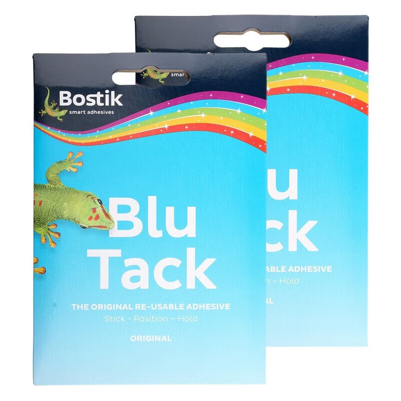 bostik波士胶蓝丁胶无痕胶粘照片墙耳机强力清理手办手工diy结婚粘